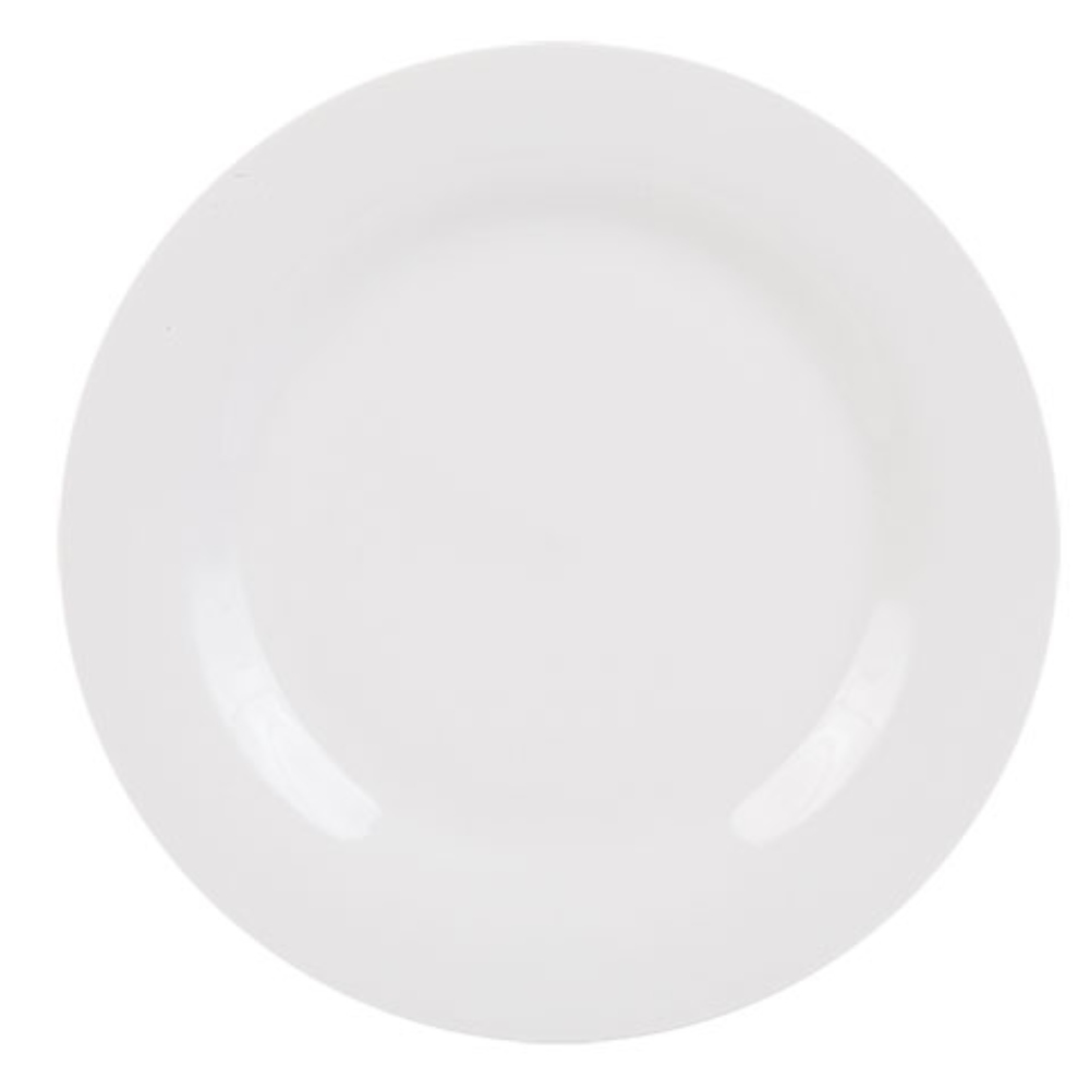 White China Plate