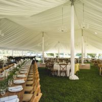 Tent Liner Harvest Tables 3, Photo:  Josephiney Photography